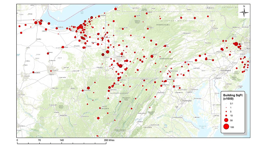 FE Ramp Program Regional Map